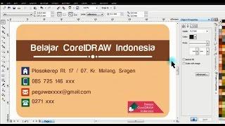 Desain Kartu Nama Sederhana di CorelDRAW X4