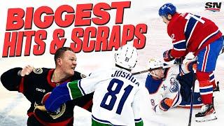 BIGGEST Hits and Scraps of the NHL Season...So Far