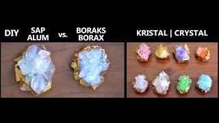 DIY Crystal From Alum vs. Borax | Şap ve Borakstan Kristal Yapımı #18