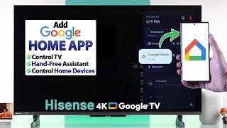 How To Setup HiSense Google TV with Google Home!