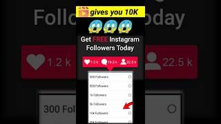 10K Followers Free Gives You Instagram  || instagram par follower kaise badhaye || #shorts