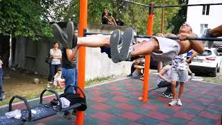 Front lever pull ups madness