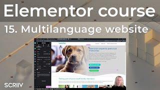 Elementor Tutorial 15 - Polylang Wordpress plugin tutorial