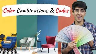 Color Combination For Livingroom & Bedrooms With Color Codes From Asian Paints