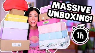 A FULL HOUR OF UNBOXING! | Huge Relaxing Chatty Unboxing