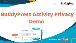 BuddyPress Activity Privacy Plugin Demo