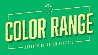 Color Range | Effects of After Effects