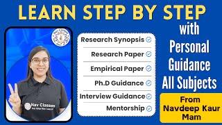 Learn Research Proposal, Empirical Paper, SLR Paper & PhD Guidance Step-by-Step with Navdeep Mam