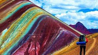 Цветные скалы Чжанъе Данксиа (Zhangye Danxia Landform colored rocks)