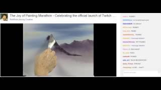 Bob Ross The Joy of Painting S25 E12 Twitch chat