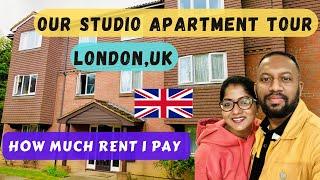 Our UK Studio Apartment Tour | How Much Rent I Pay for Studio Flat in London UK 