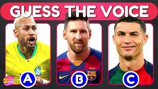 Guess The Football Player By Voice ️ Football Quiz