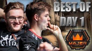 Faceit London Major 2018 - Best Of Day 1 (Best Moments/Plays/Clutches)