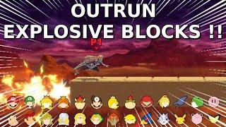 Who Can Make It? Outrun The Explosive Blocks - Super Smash Bros. Ultimate