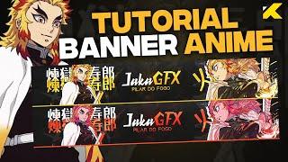 TUTORIAL BANNER ANIME! INICIANTE