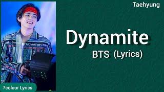 Dynamite - BTS ( Easy Lyrics ) English  #lyrics #dynamite #bts