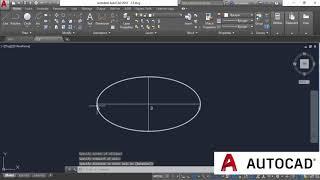 Ellipses AutoCAD 2018 Tutorial EP10