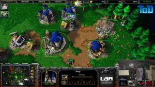 Warcraft III #230 - yOlooOooO - Human vs NightElf (Turtle Rock)