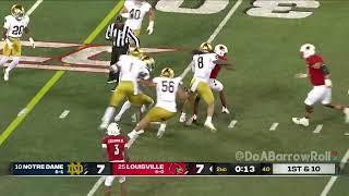 Louisville OL/Offense vs Notre Dame Defense (2023)