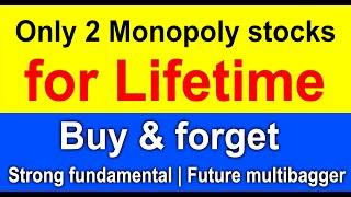 2 Monopoly stocks | Buy & hold lifetime | future Multibagger stocks for long-term | Best stocks