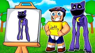 Jeffy Becomes What He Draws in Roblox!