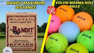 Bandit Maximum Distance golf balls vs Volvik Magma Golf Balls Review and Comparison