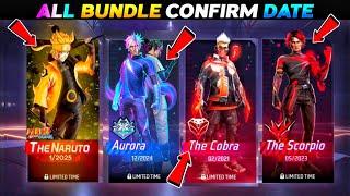 NEW EVO BUNDLE CONFIRM DATE | NARUTO EVO BUNDLE FF | COBRA BUNDLE RETURN | FREE FIRE NEW EVENT