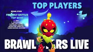 Friendly Battles, Mini games, Playing with Viewers, Pushing to 9000 trophies, Brawl stars live