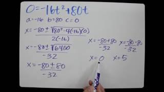 Quadratic Applications Tutorial