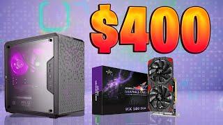 Best $400 Budget Gaming PC Build 2023  | Ryzen 5 3600 + RX 580 8GB (January)