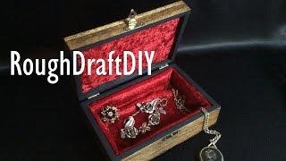 How to make a Jewelry Box / How to Line a Box -- by RoughDraft DIY