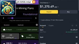 Bitcoin Mining (Crypto Miner) - Mine Bitcoin With Your Phone - Payment Proof