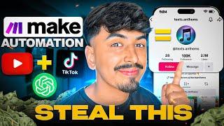 How I Gained 100k Followers in 45 days using this MAKE.COM TikTok Content Automation Dashboard.