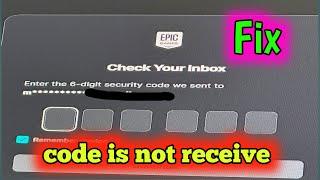 epic game not receiving a verification code by email to login issue | Epic Games server down | Fixed