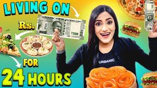 LIVING On 1000 Rs For 24 HOURS Challenge *very difficult* | SAMREEN ALI