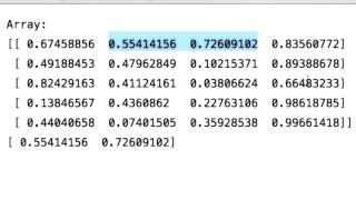 Accessing array elements