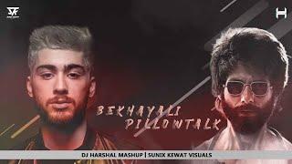 Bekhayali Vs Pillowtalk Mashup | DJ Harshal Mashup | Sunix Kewat | Arjit singh vs Zayn Malik