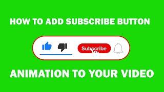 How to add subscribe button animation to your video With | Movavi