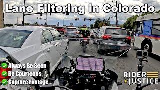 Colorado Motorcycle Lane Filtering: The ABC's to keep you safe!