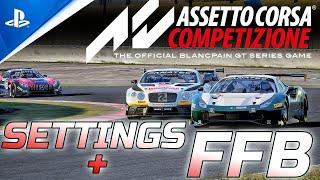 The BEST Assetto Corsa Competizione PS5 Settings And Force Feedback!