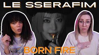 COUPLE REACTS TO LE SSERAFIM (르세라핌) HOT TRAILER 'Born Fire'