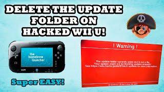 How to Delete Update Folder Wii U (Block Updates)