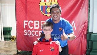 FC Barcelona 8 years old New Player! Dream Came True!