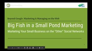 Big Fish in a Small Pond Marketing