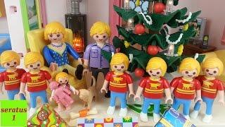 Sechslinge feiern Weihnachten Playmobil Film seratus1