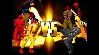 【Mugen】Team Dark Donald vs Team K Dark Ronald