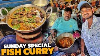 Aaj Banega Sunday Special Fish Curry  || Cooking with truck Driver || #vlog