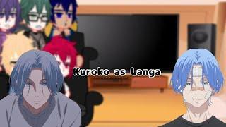 KNB react to Kuroko as Langa Hasegawa ||1/1||