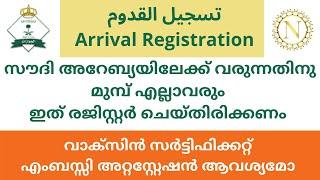 Arrival Registration to Saudi Arabia