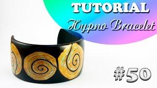 Polymer clay tutorial: Hypno BraceletМастер-класс: "Гипно Браслет" из полимерной глины DIY